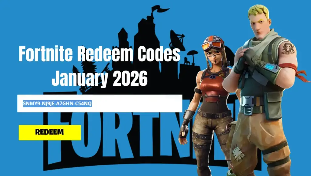 Fortnite Redeem Codes January 2026: All Active Codes, How to Redeem & Free Rewards Guide