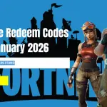 Fortnite Redeem Codes January 2026: All Active Codes, How to Redeem & Free Rewards Guide